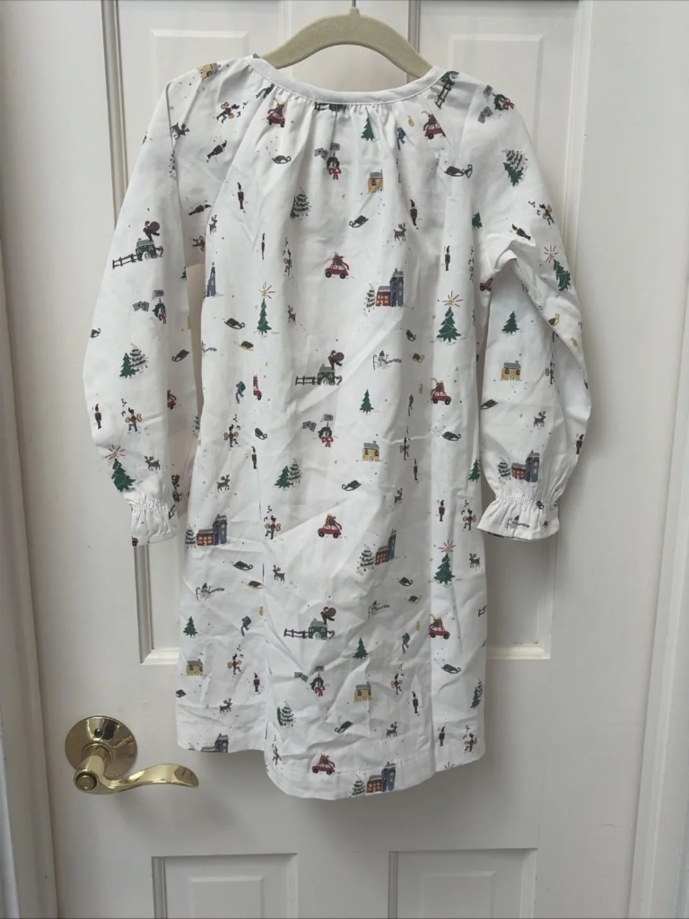 NWT Petite Plume 3T Twill Delphine Holiday Christmas Nightgown 100% Cotton
